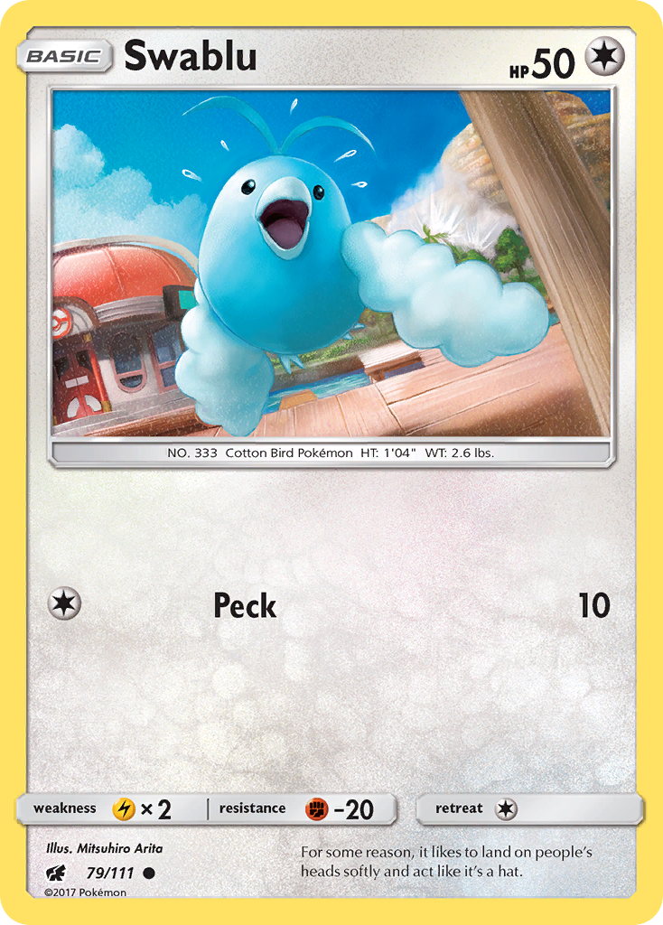 Swablu — illustrated card