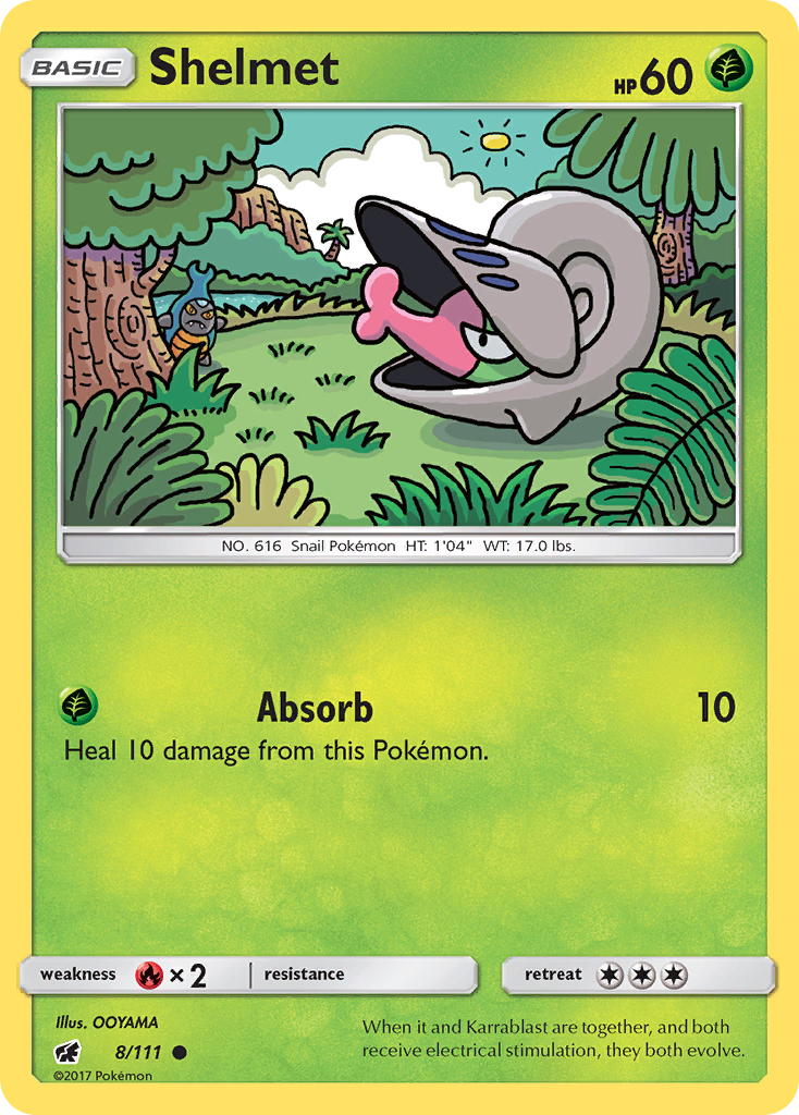 Shelmet — illustrated card