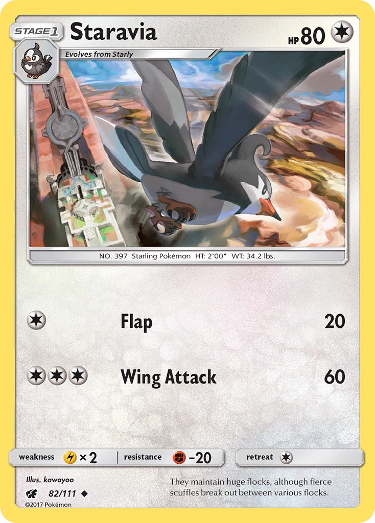 Staravia — illustrated card