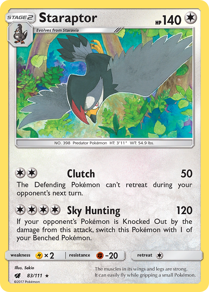 Staraptor — illustrated card