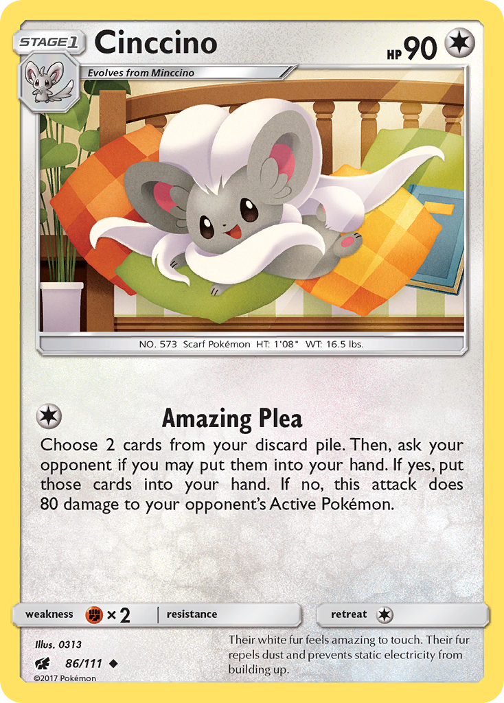 Cinccino — illustrated card