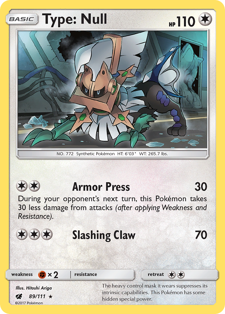 Type: Null — illustrated card