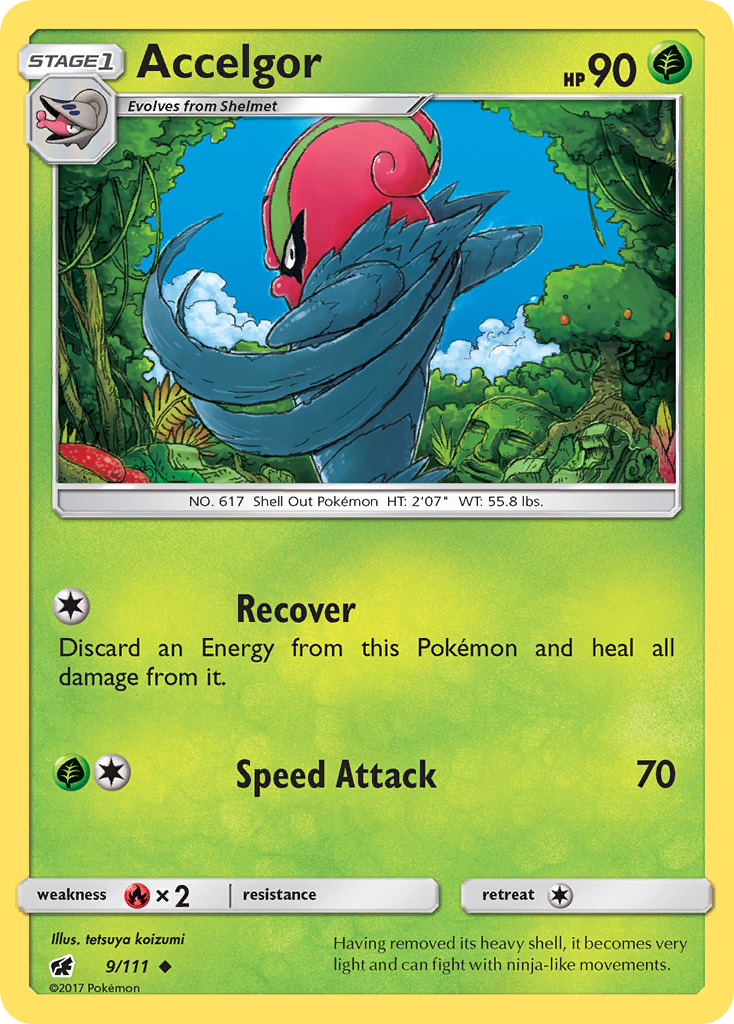 Accelgor — illustrated card