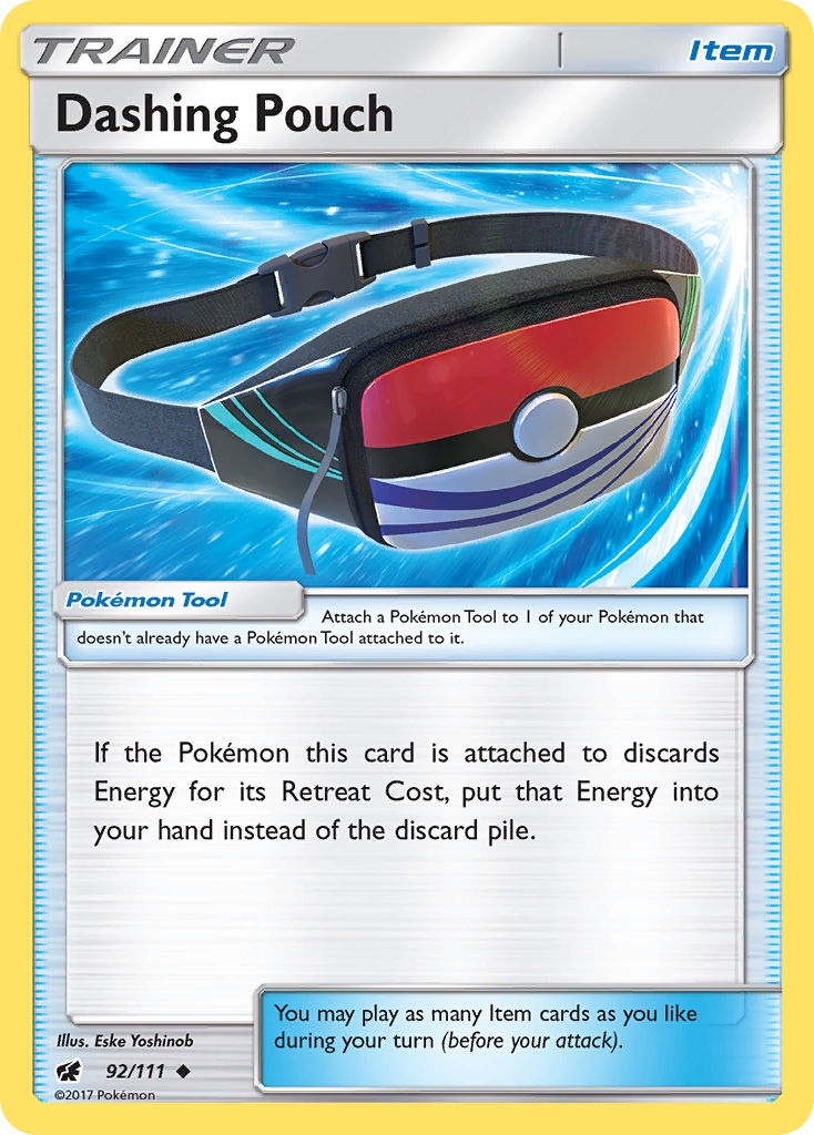 Dashing Pouch — illustrated card