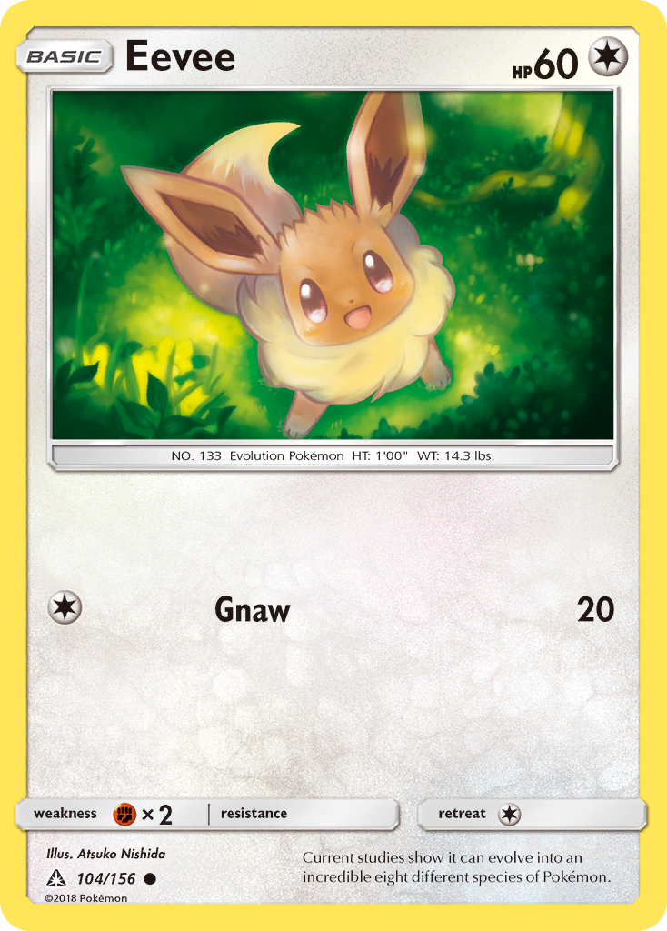 Eevee — illustrated card