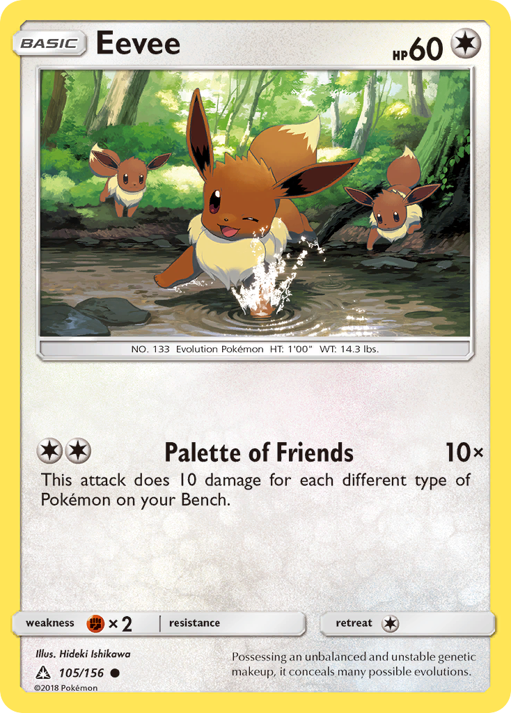 Eevee — illustrated card