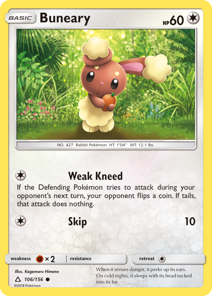 Buneary — illustrated card
