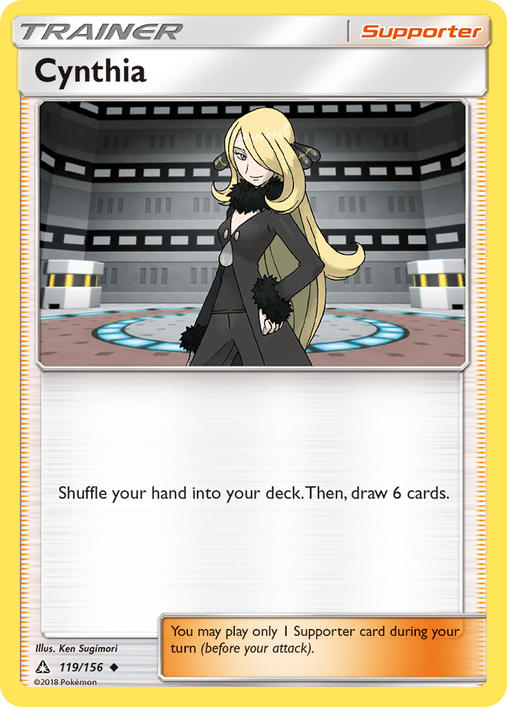 Cynthia — illustrated card