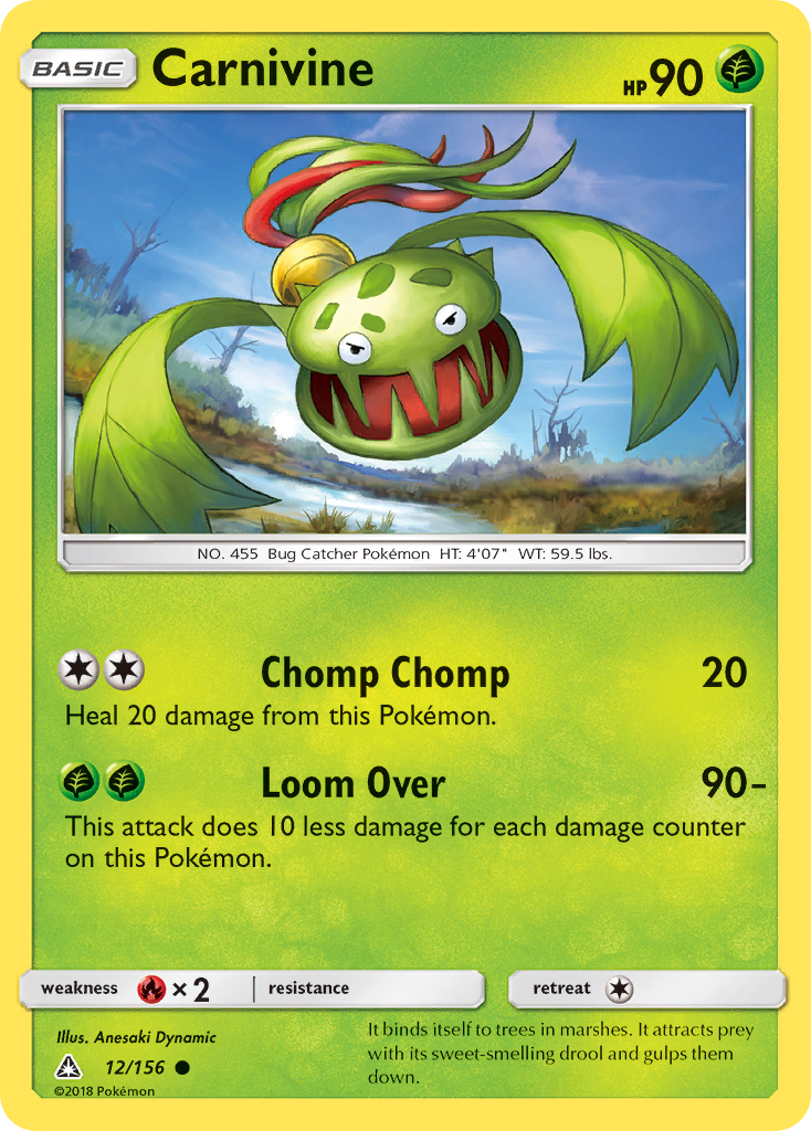 Carnivine — illustrated card