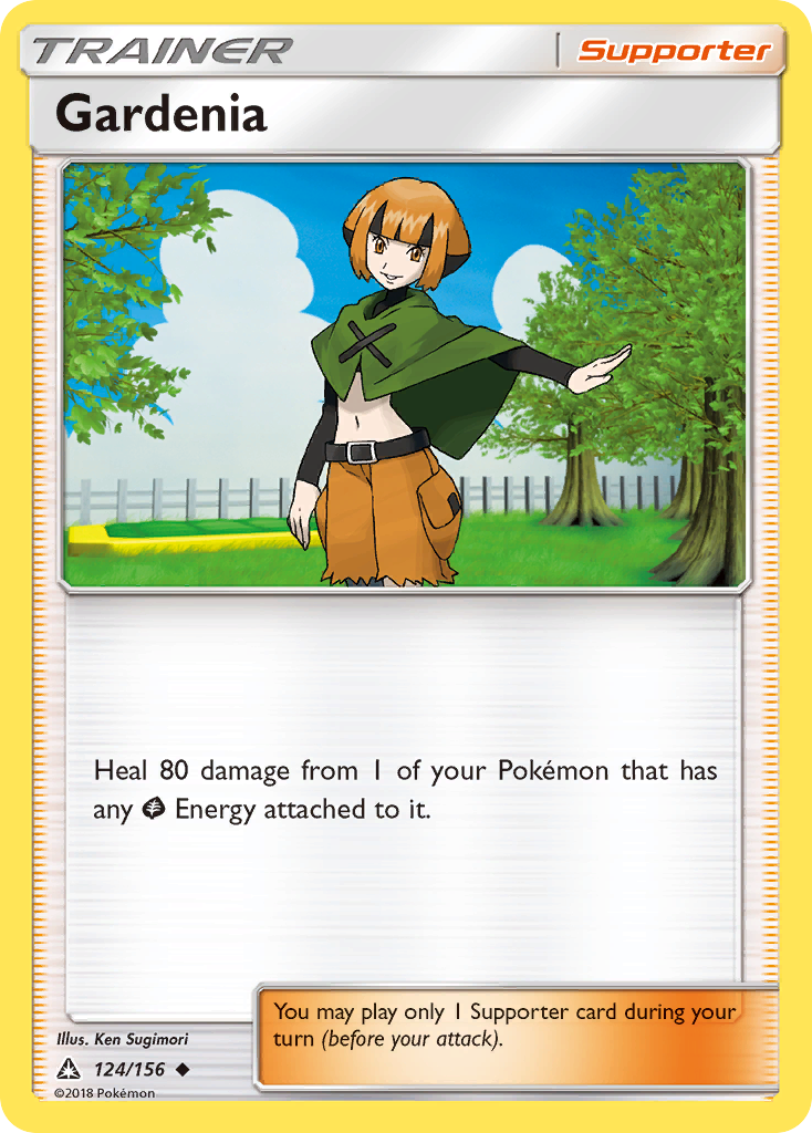 Gardenia — illustrated card