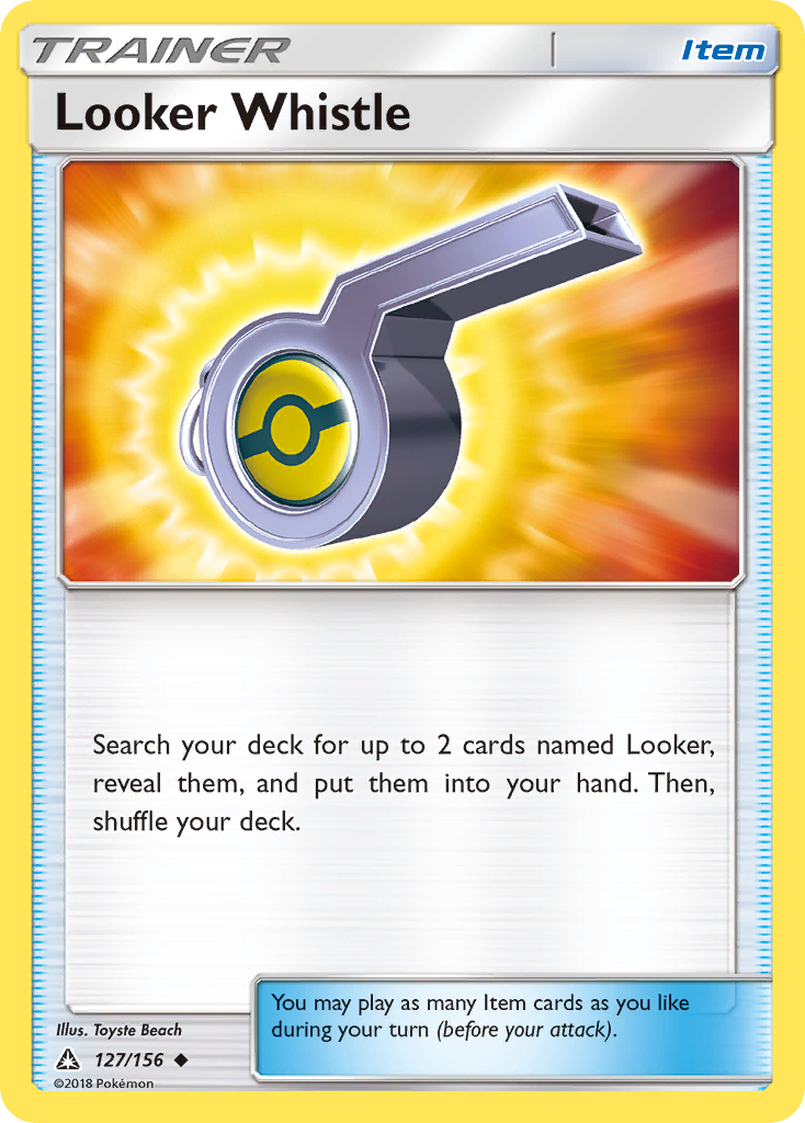 Looker Whistle — illustrated card