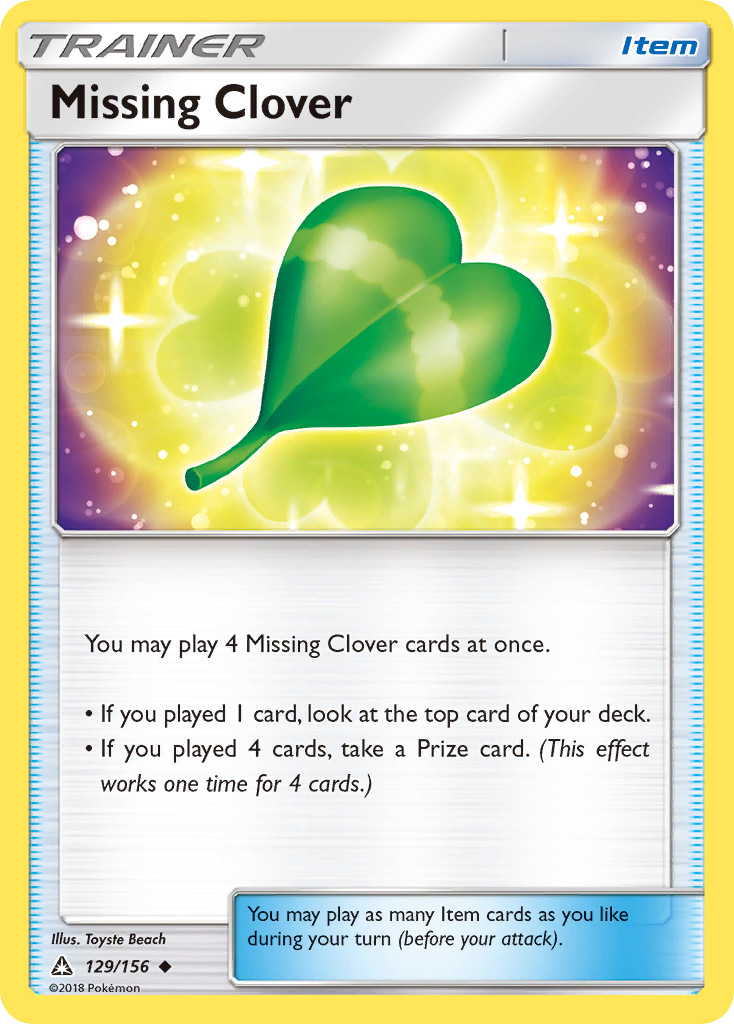 Missing Clover — illustrated card