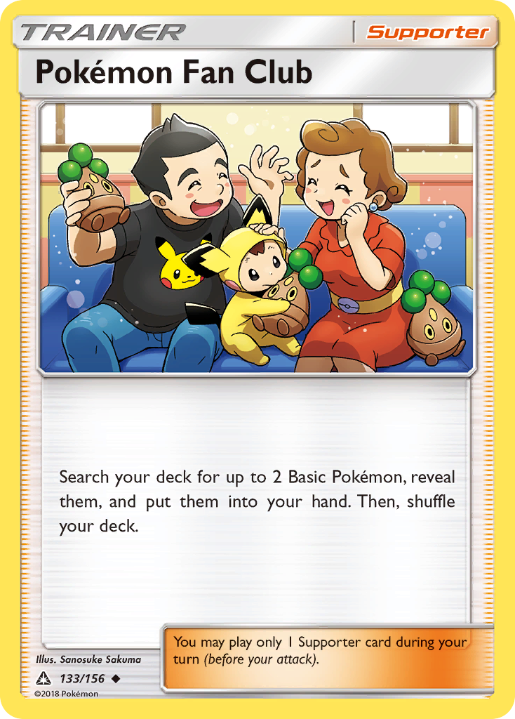 Pokémon Fan Club — illustrated card