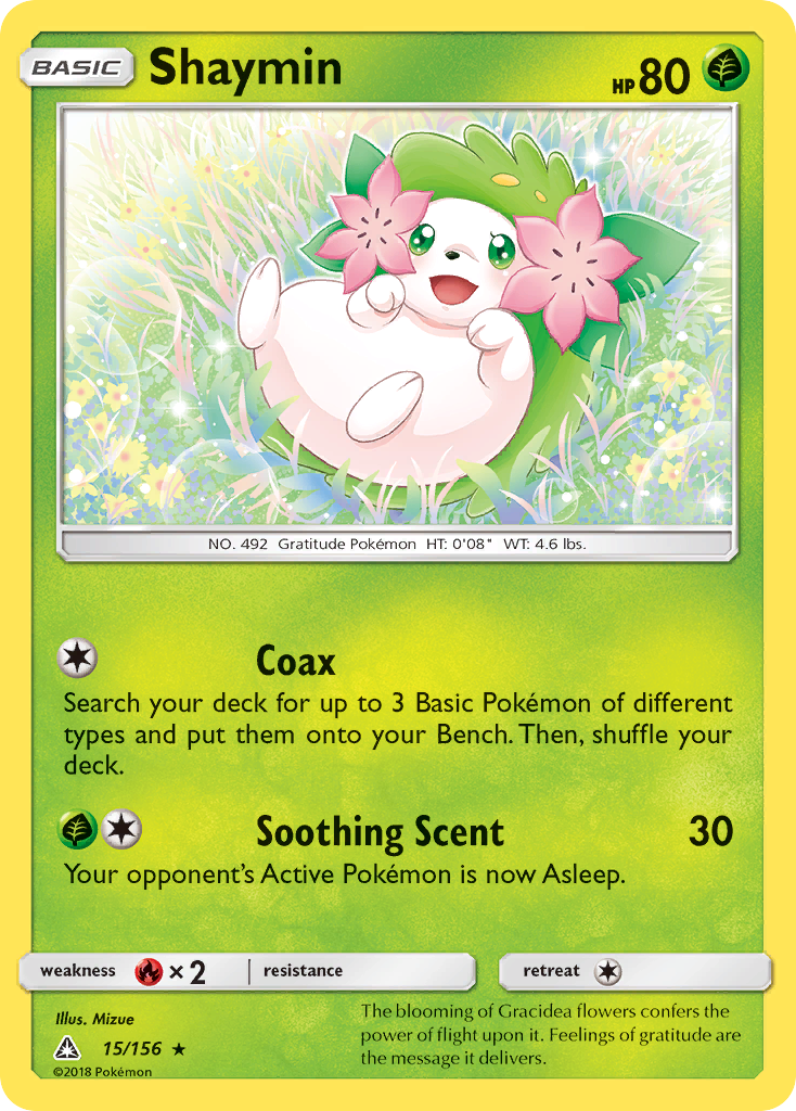 Shaymin — illustrated card