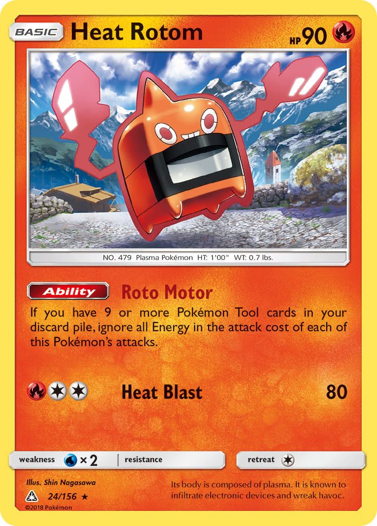Heat Rotom — illustrated card