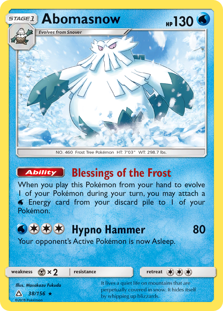 Abomasnow — illustrated card