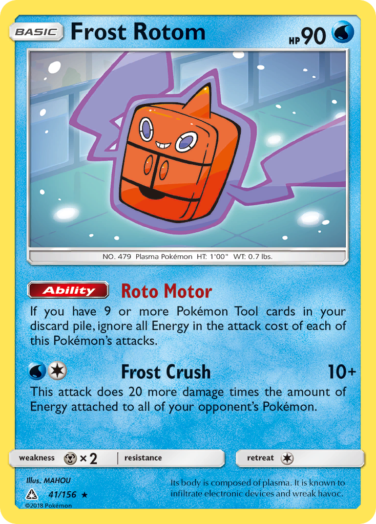 Frost Rotom — illustrated card