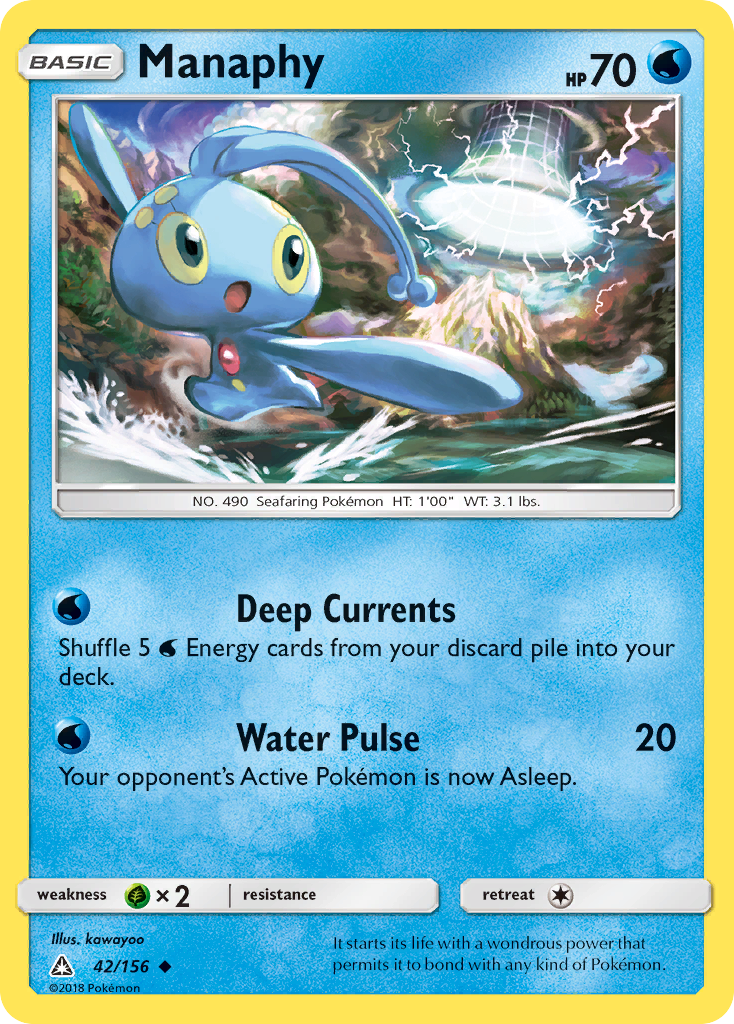 Manaphy — illustrated card