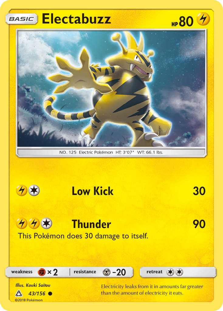 Electabuzz — illustrated card