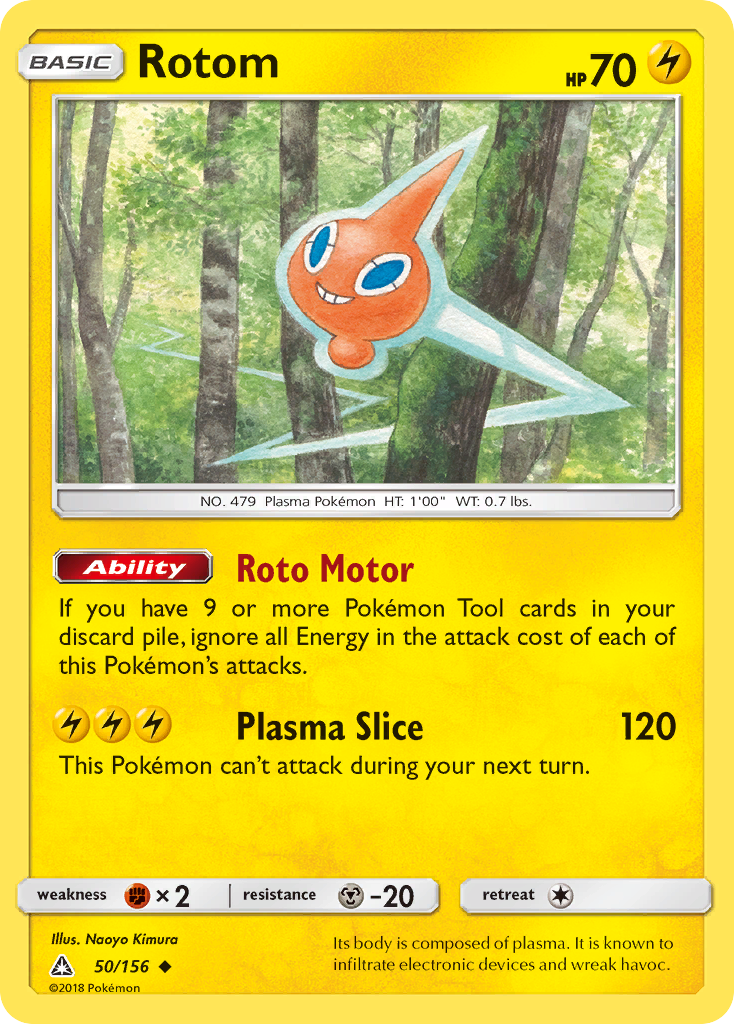 Rotom — illustrated card