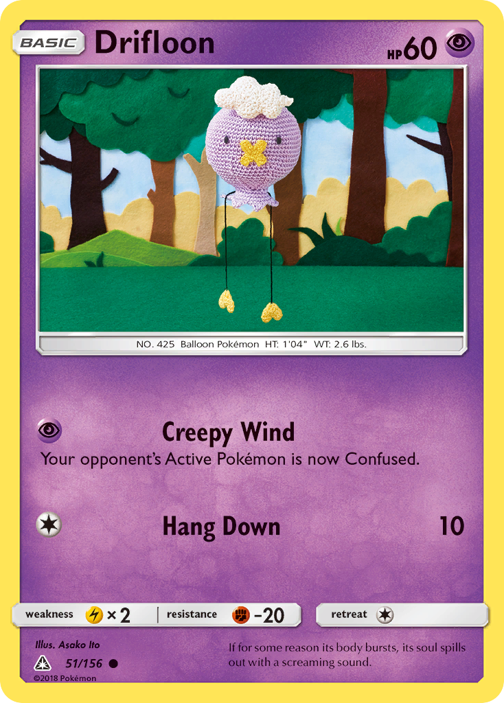 Drifloon — illustrated card