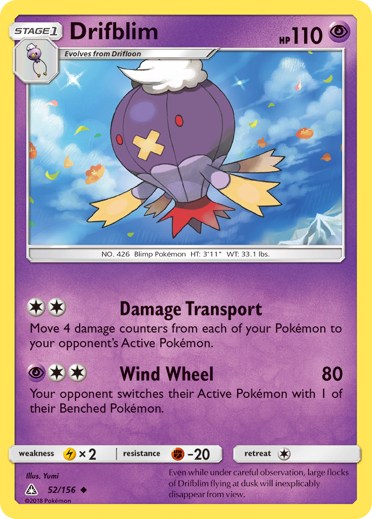 Drifblim — illustrated card