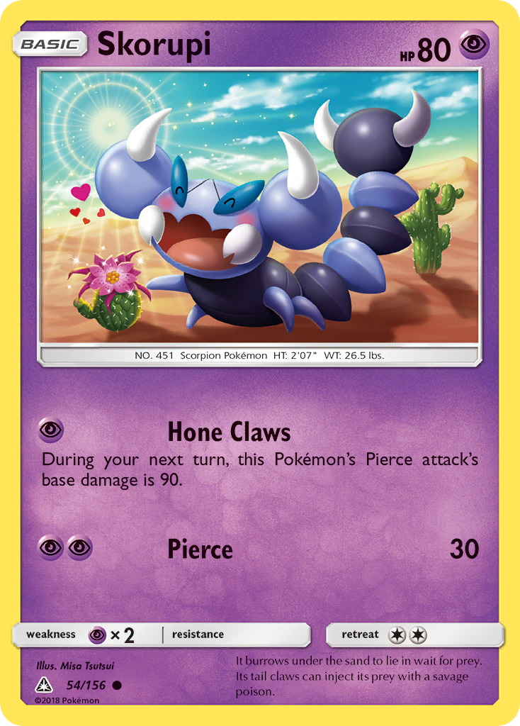 Skorupi — illustrated card