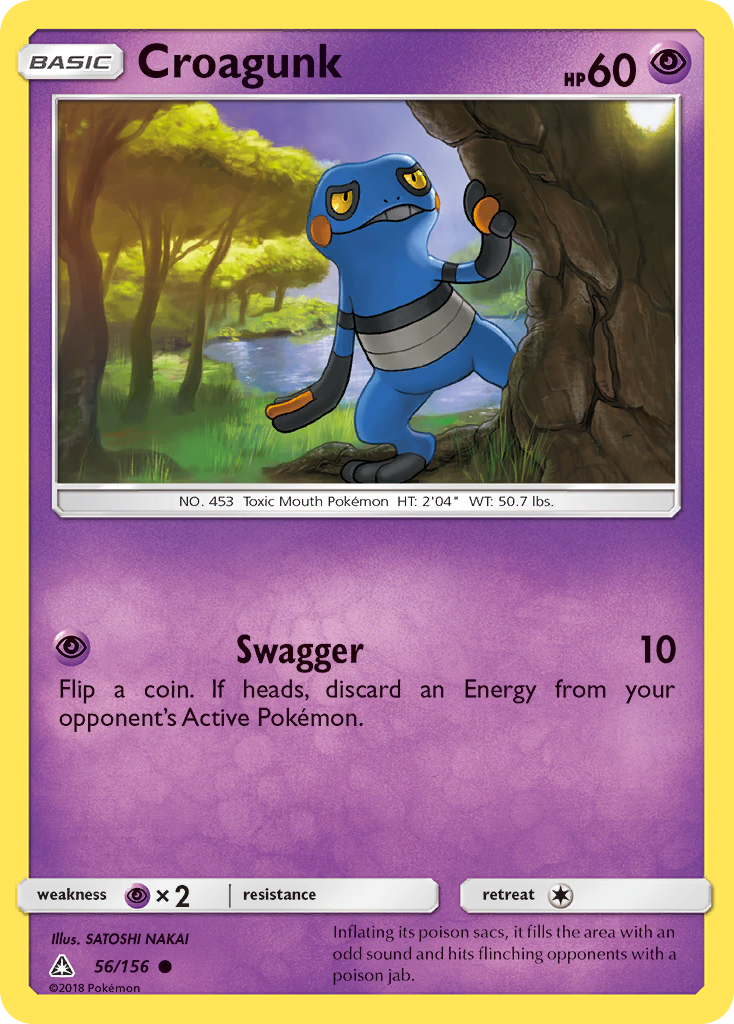 Croagunk — illustrated card