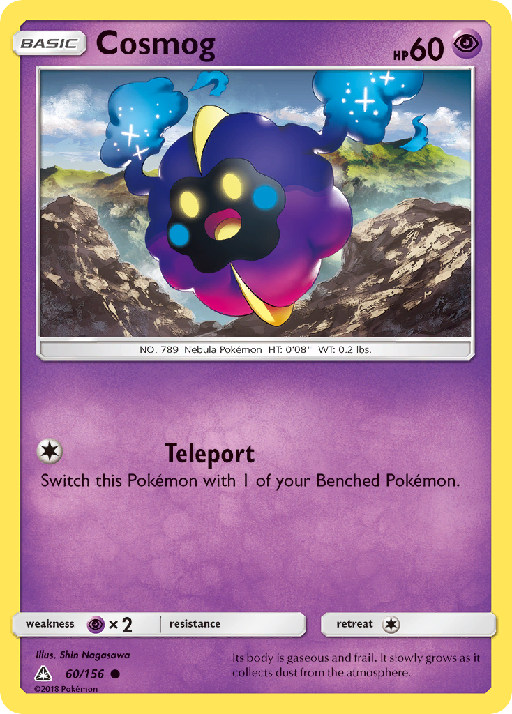 Cosmog — illustrated card