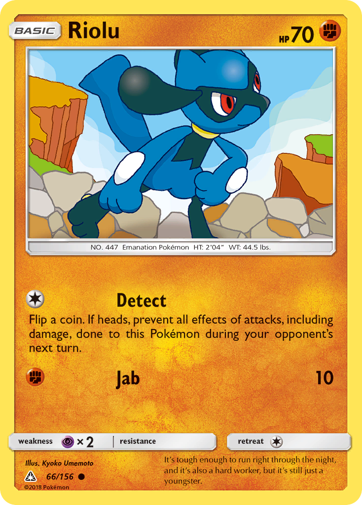 Riolu — illustrated card