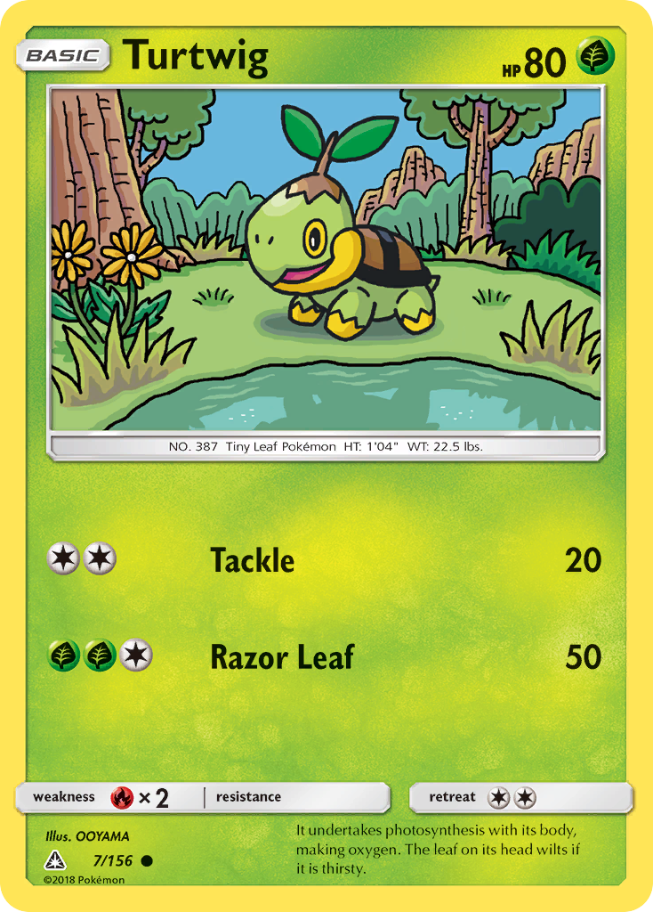 Turtwig — illustrated card