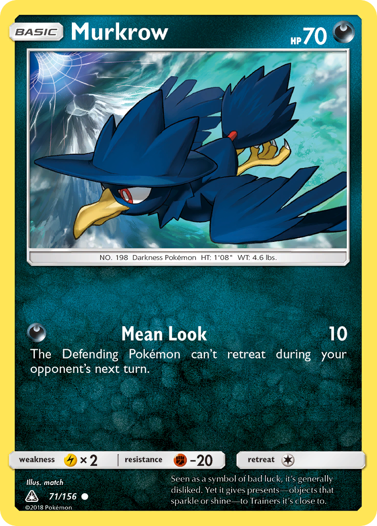 Murkrow — illustrated card