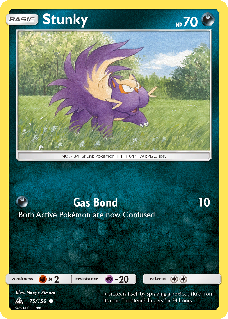 Stunky — illustrated card