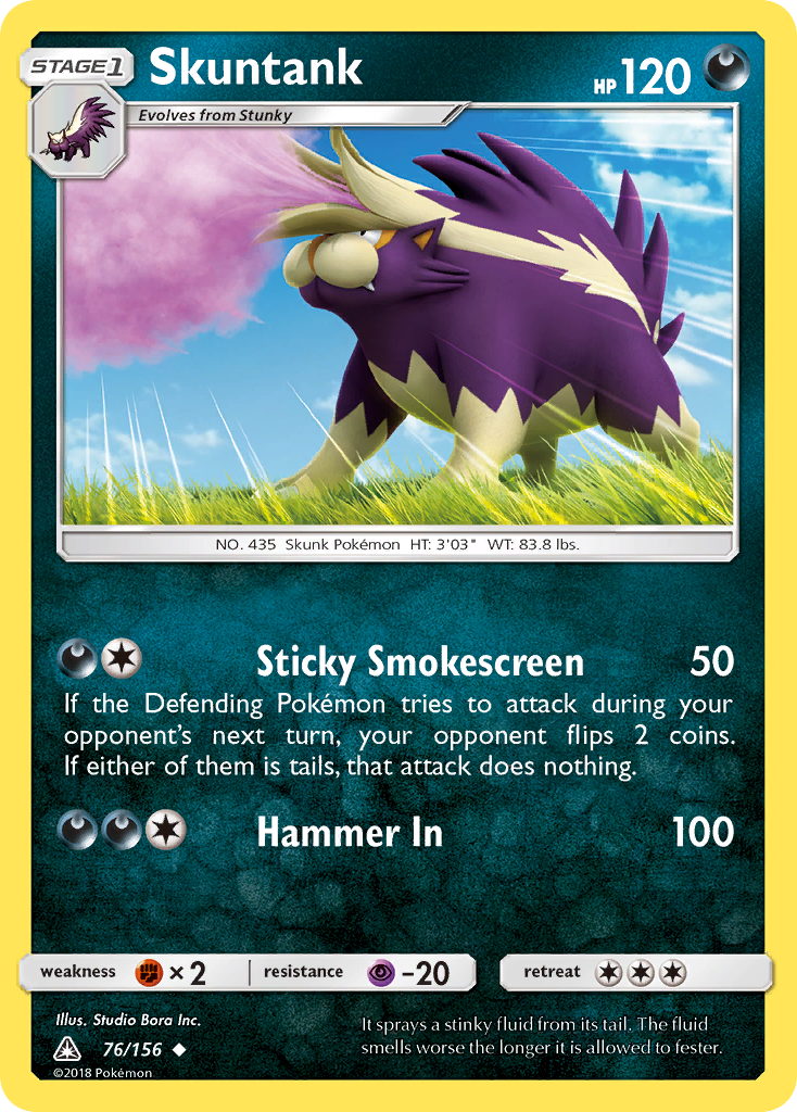 Skuntank — illustrated card