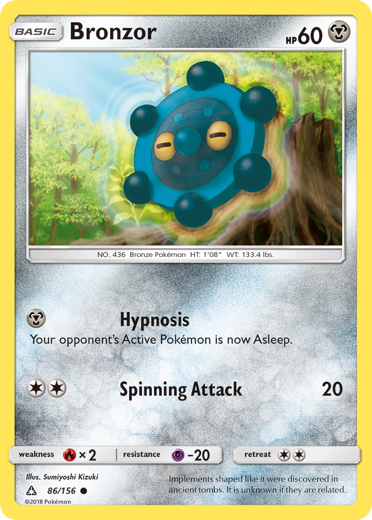 Bronzor — illustrated card
