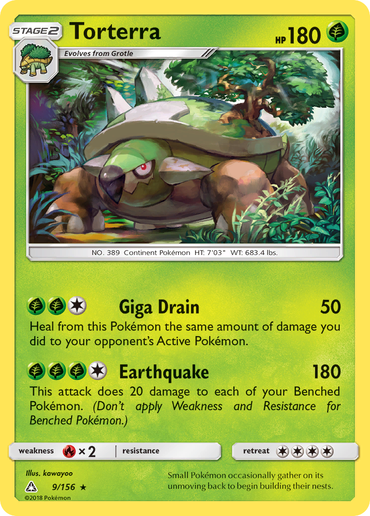 Torterra — illustrated card
