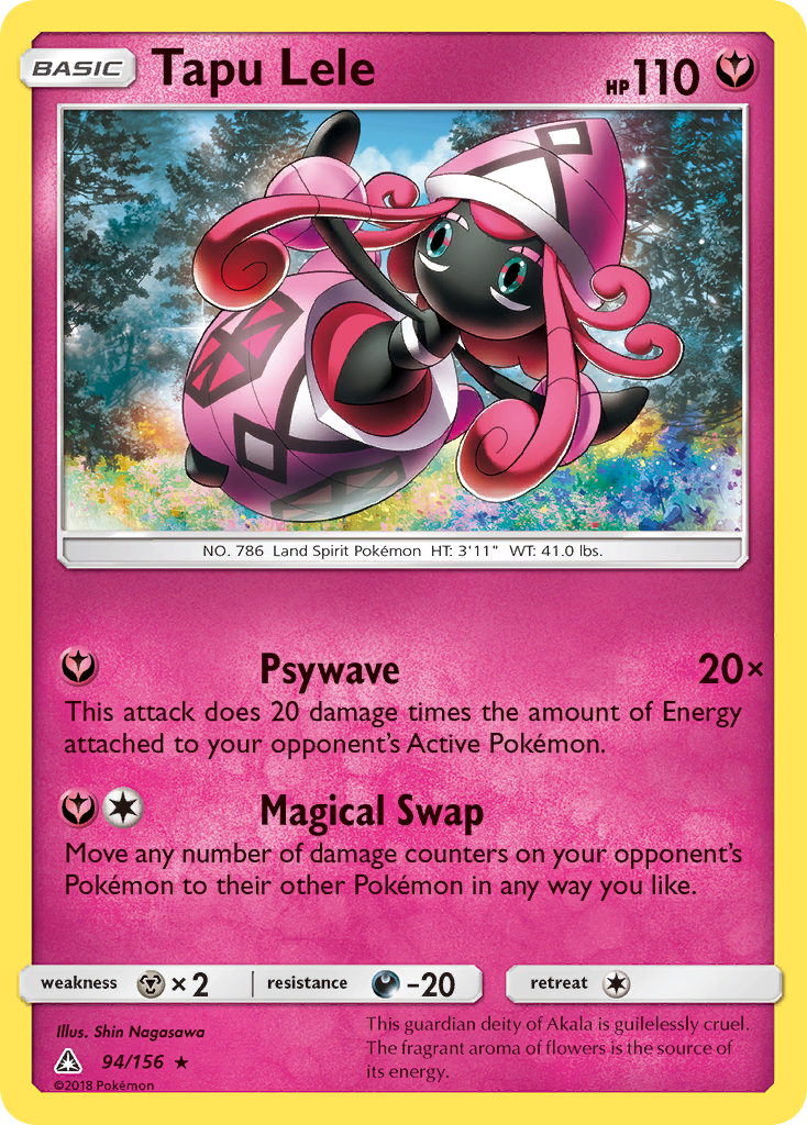 Tapu Lele — illustrated card