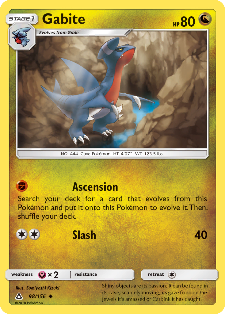 Gabite — illustrated card