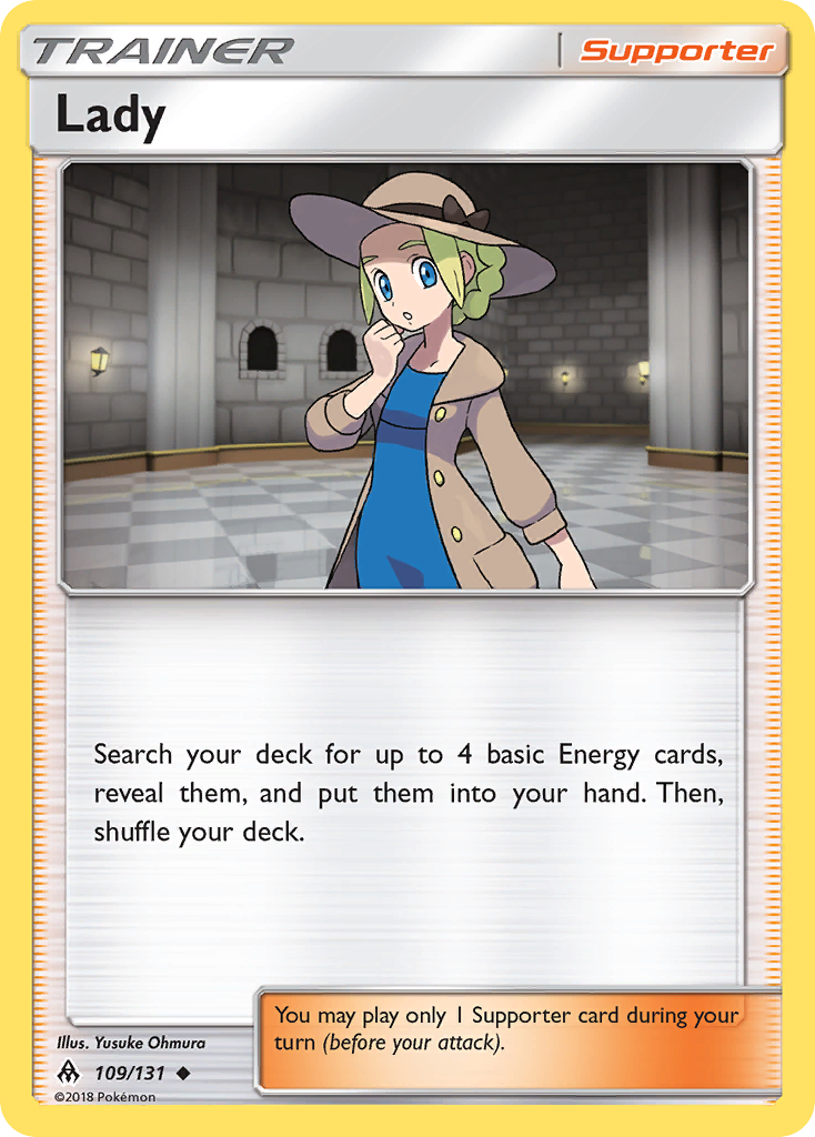 Lady — illustrated card