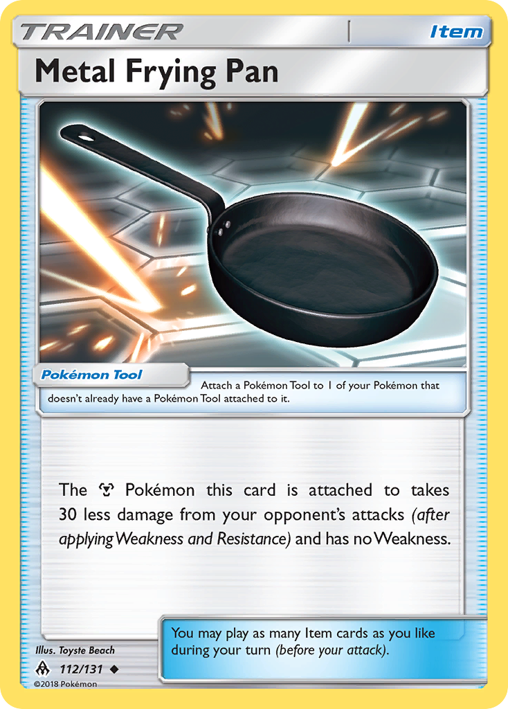 Metal Frying Pan — illustrated card