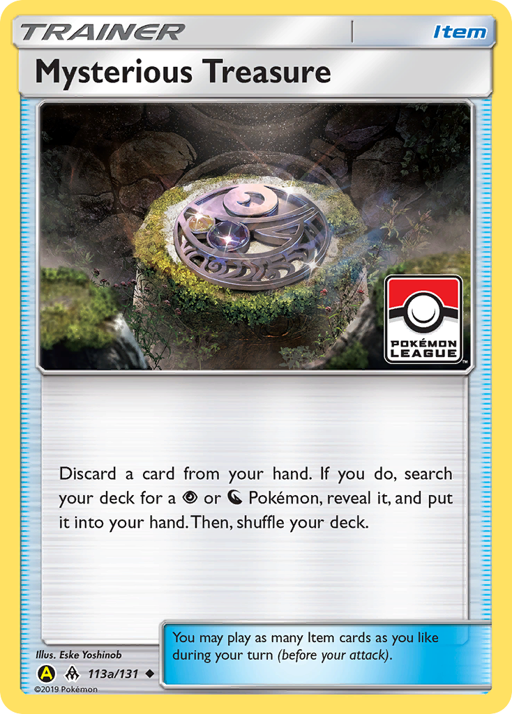Mysterious Treasure — illustrated card