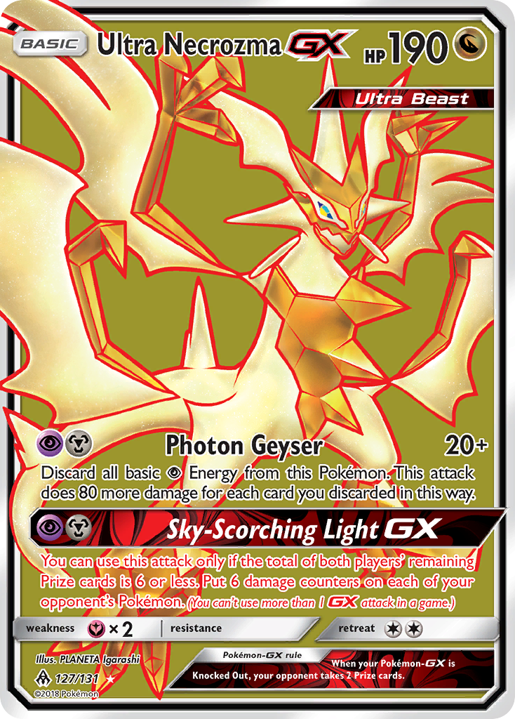 Ultra Necrozma-GX — illustrated card