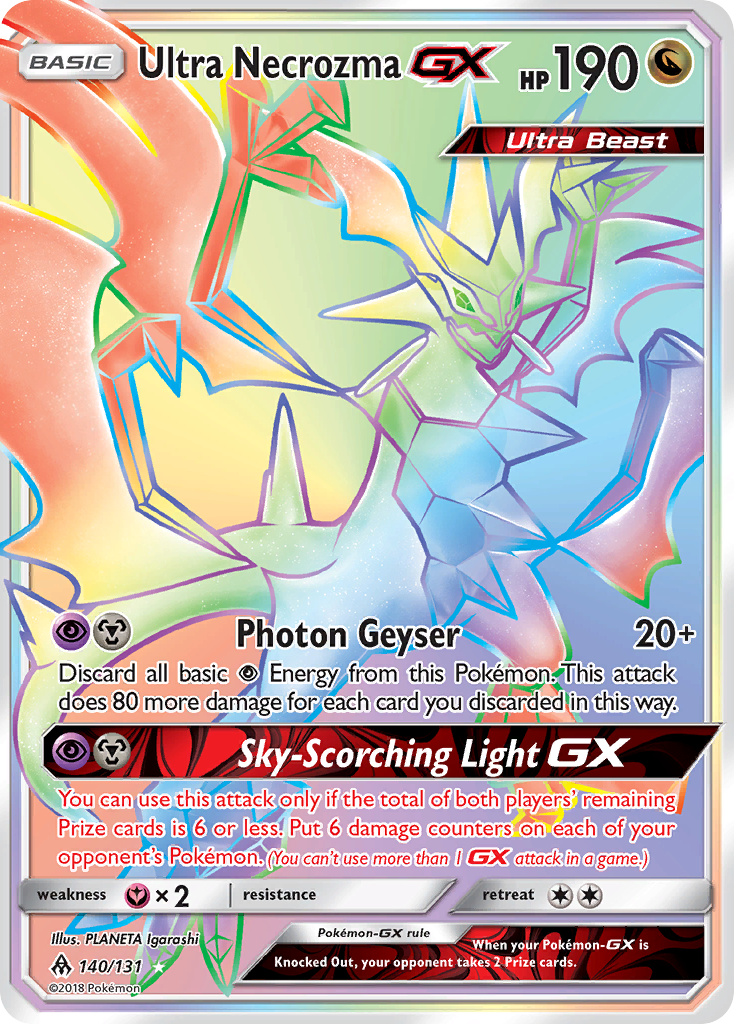Ultra Necrozma-GX — illustrated card