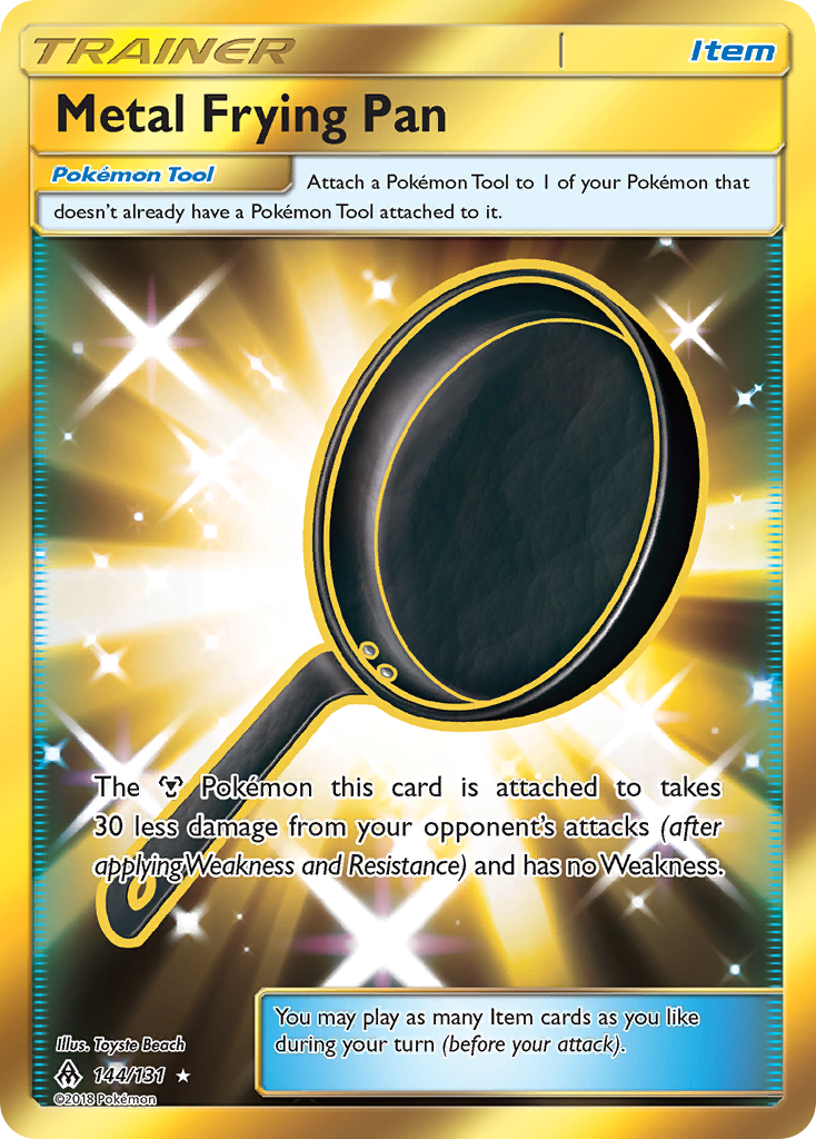 Metal Frying Pan — illustrated card