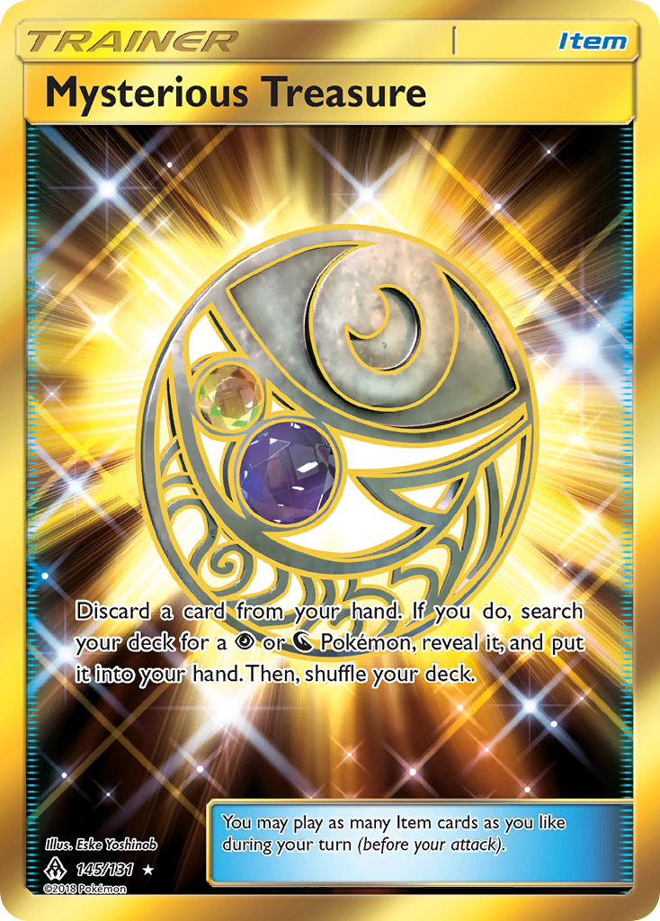 Mysterious Treasure — illustrated card