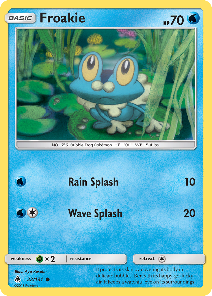 Froakie — illustrated card