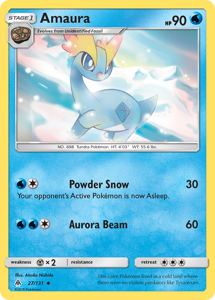 Amaura — illustrated card