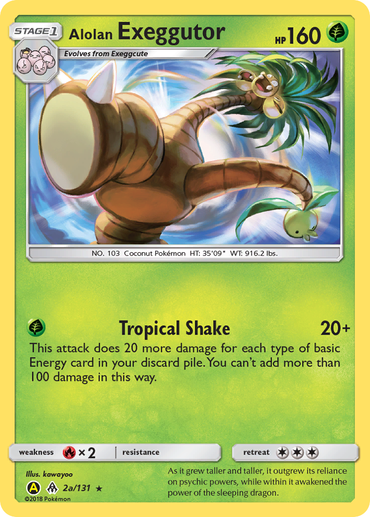 Alolan Exeggutor — illustrated card