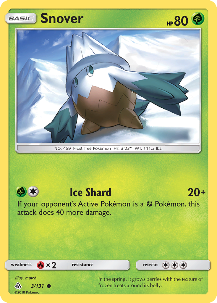 Snover — illustrated card
