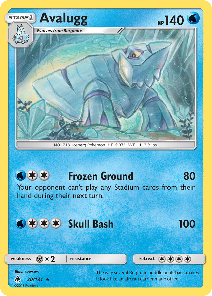 Avalugg — illustrated card